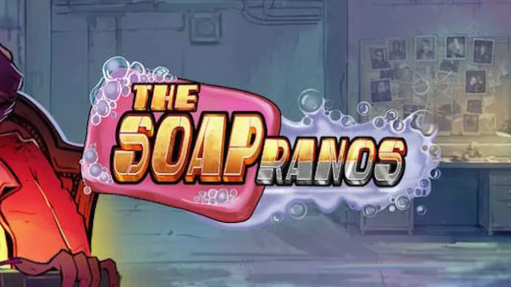 Suasana neon dan ketegangan dalam permainan slot Soapranos